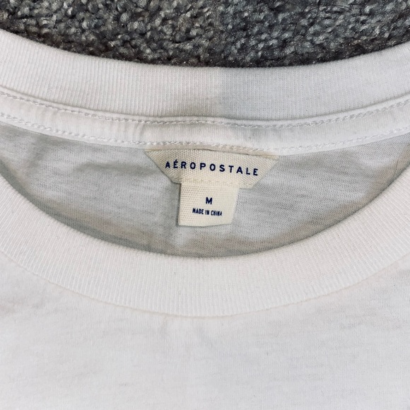 White T-shirt with Gold Accents - Picture 3 of 6